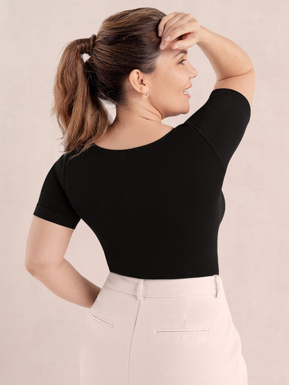 Shapermint Essentials All Day Every Day Short Sleeve Shaping T-Shirt