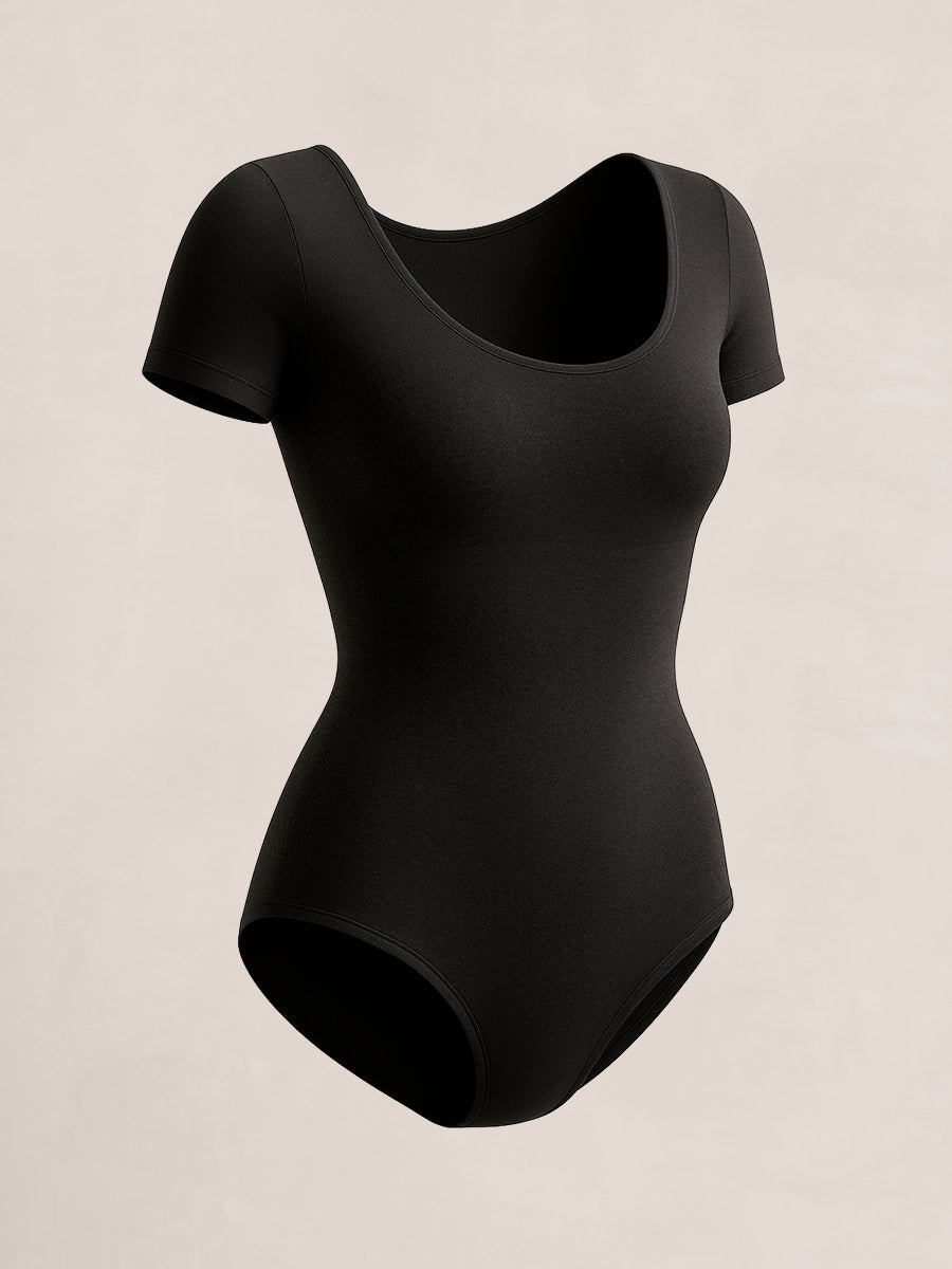 Shapermint Essentials All Day Every Day Short Sleeve Bodysuit