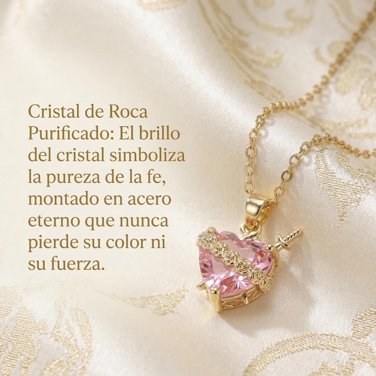 Luz de María: El Sagrado Corazón en Cristal Infinito