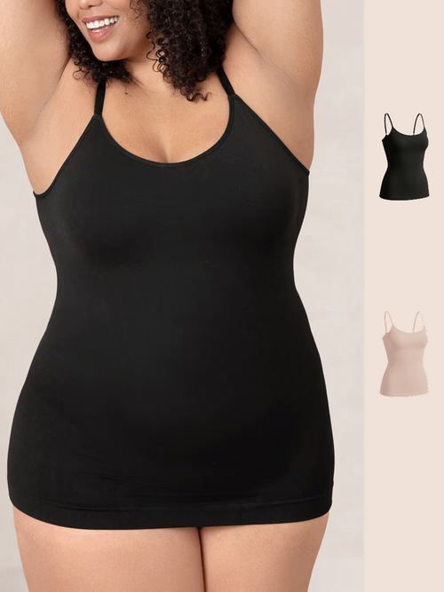 Shapermint Essentials 2-Pack Scoop Neck Cami