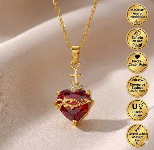 Luz de Cristo: El Sagrado Corazón en Cristal Infinito